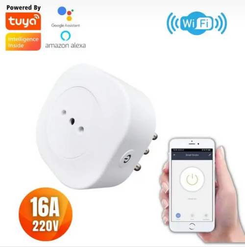 Enchufe Inteligente Wifi 16a 220v App Tuya / Alexa / Google Home