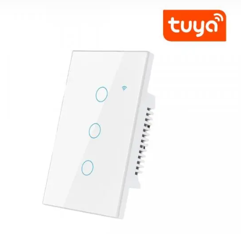 Interruptor Inteligente 3 botones Wi-Fi con Control Táctil, Voz y App Tuya/Smart Life