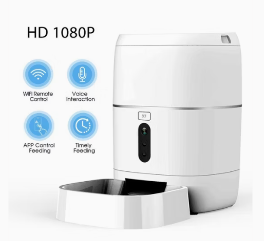 Dispensador Inteligente Alimentos c/camara 6L